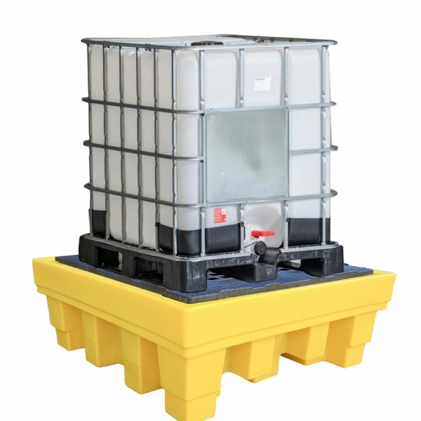 IBC Spill Pallet (With 4 Way For 1 x 1000ltr IBC) Recycled